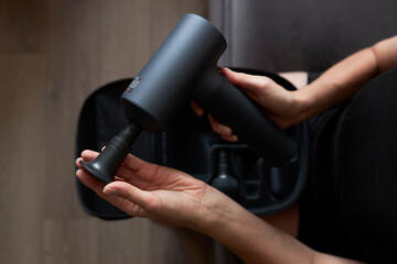 Electric massager Machine for body massage in a case