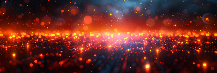 Obraz premium Futuristic Minimalism: Abstract Canvas Meets Tech Patterns