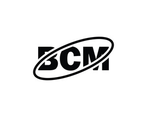 BCM logo design vector template. BCM logo design.