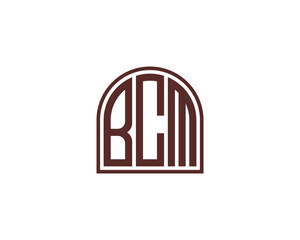 BCM logo design vector template. BCM logo design.