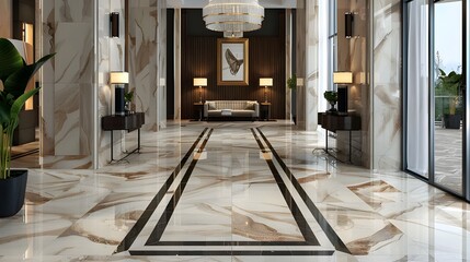 tiles design for hall genrated by AI


