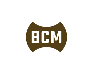 BCM logo design vector template. BCM logo design.