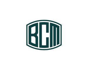 BCM logo design vector template. BCM logo design.