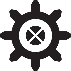 Gear Glyph Icon