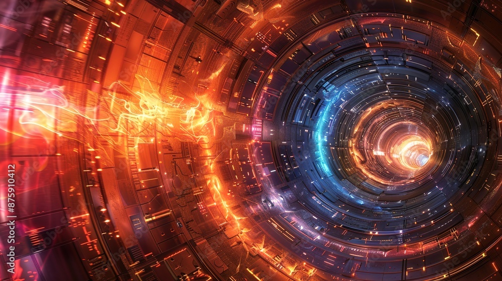 Aufkleber unveiling plasma turbulence patterns in a fusion reactor experiment