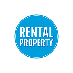 Rental property houses services finance text icon label design vector