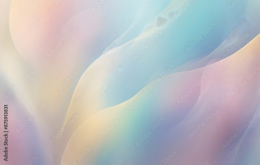 Poster smooth pastel colored abstract background. generative ai.