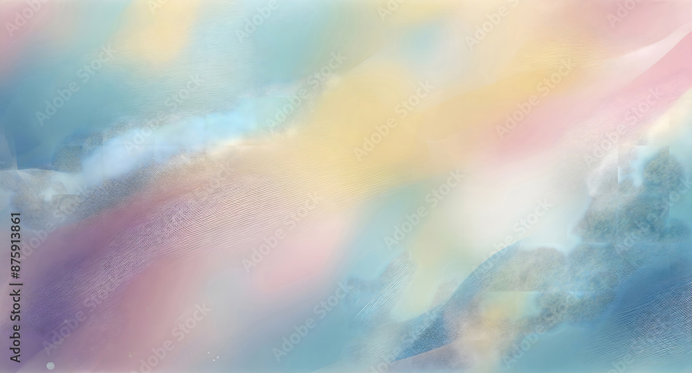 Poster smooth pastel colored abstract background. generative ai.