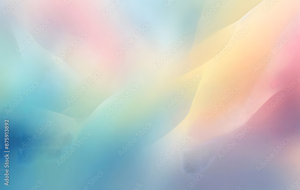 Sticker smooth pastel colored abstract background. generative ai.