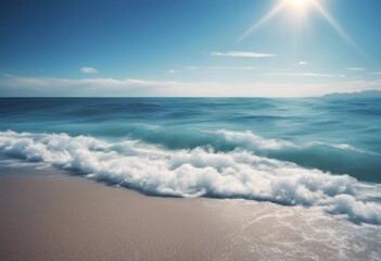 Obraz premium cloud ocean sea air clean atmosphere blue ecology sky water cloudy bright
