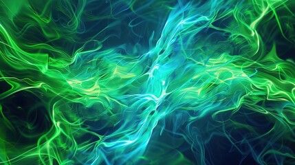 Fototapeta premium Dynamic Neon Energy Flux for Futuristic Concepts