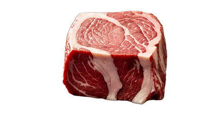 Beef steak on transparent background