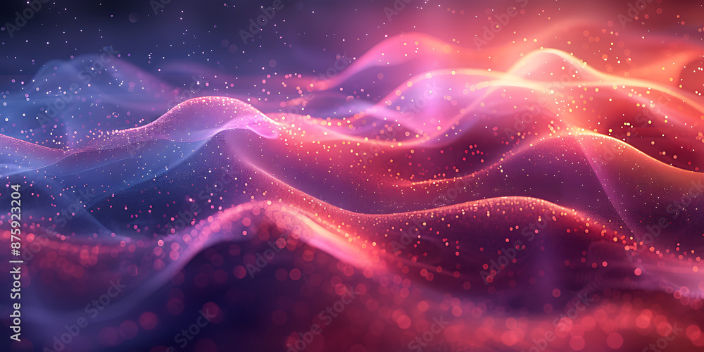 Poster vibrant tech canvas with abstract textures