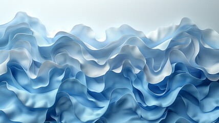 Obraz premium Abstract blue background. Light blue abstract template for card or banner. Abstract background. nice waves. wave. Dynamic Flowing background