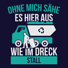 junk removal truck vector illustration