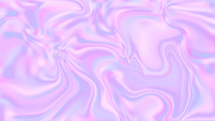 Holographic Y2K pastel Background 3d render seamless