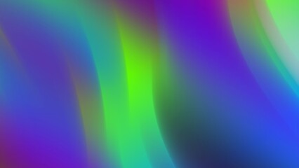 Abstract blue magenta green yellow gradient background with liquid style waves