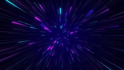 Abstract tunnel of a multicolor spectrum background.