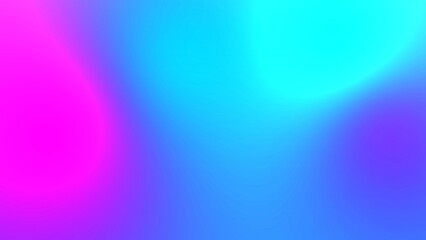 Abstract blue magenta green yellow gradient background with liquid style waves