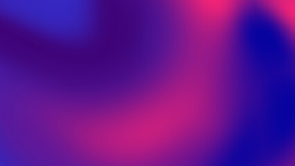 Fototapeta premium Abstract blue magenta gradient background with liquid style waves