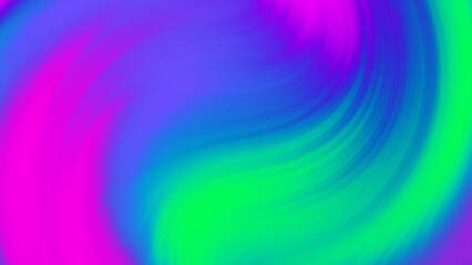 Abstract blue green magenta gradient background with liquid style waves
