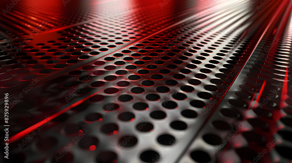 Poster abstract red and black are light pattern with the gradient is the with floor wall metal texture soft