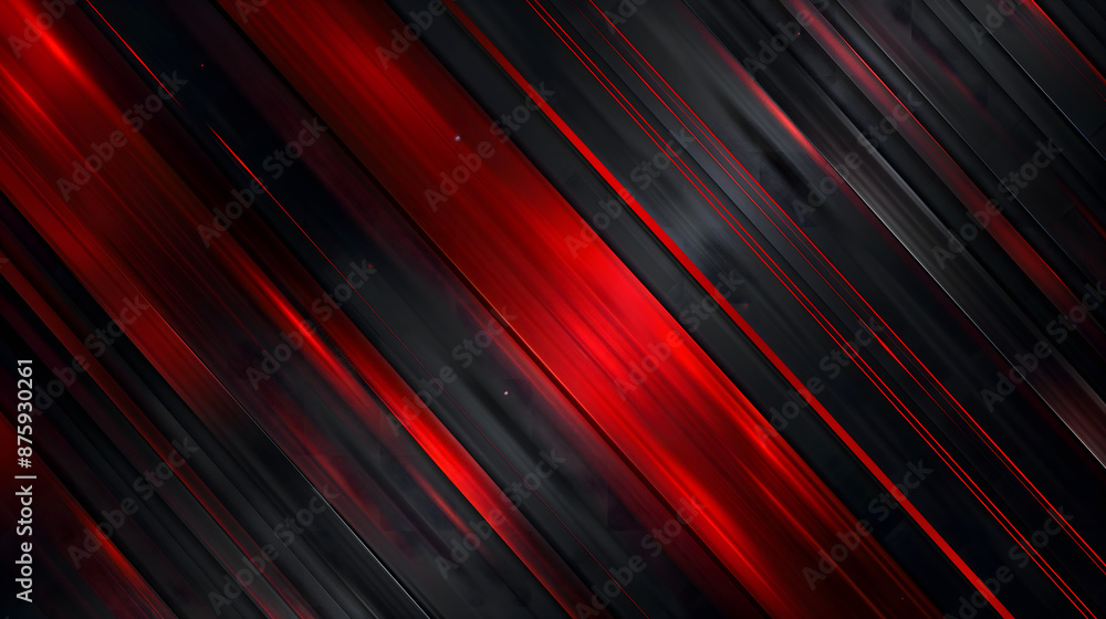 Poster abstract red and black are light pattern with the gradient is the with floor wall metal texture soft