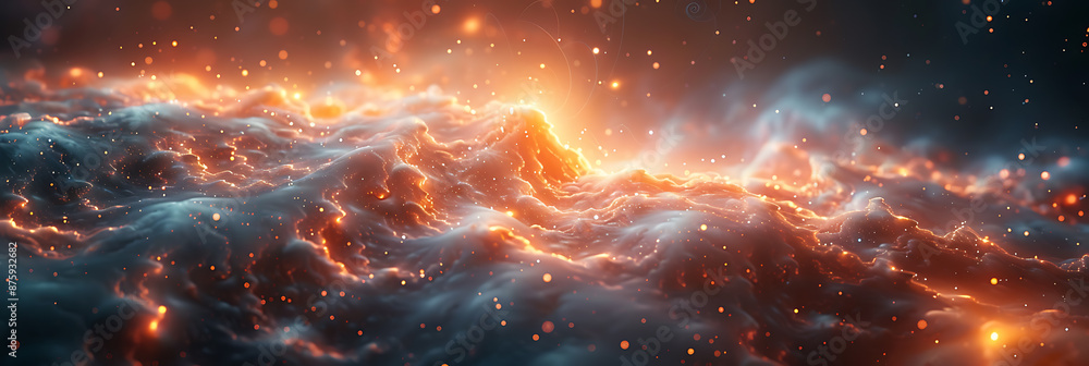 Poster vibrant algorithm visualizations: science meets art