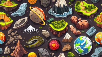 A Colorful Collection of  Earthly and Extraterrestrial Elements