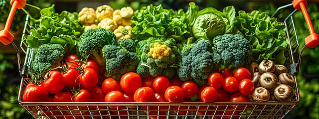 Assorted Fresh Vegetables with Organic and Healthy Diet Concept