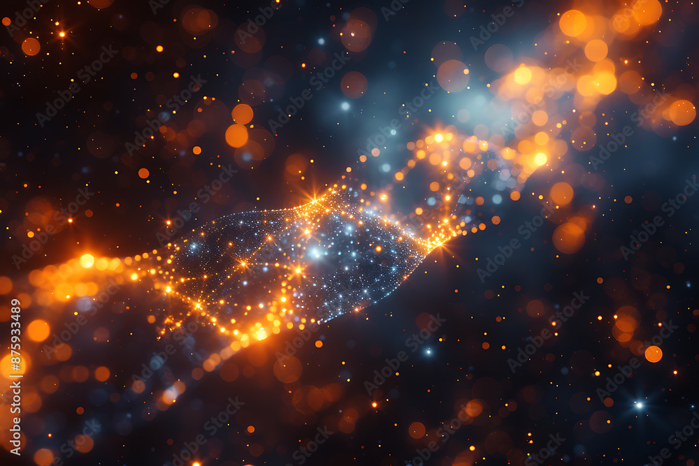 Poster quantum computing principles: realistic visualization