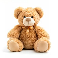 Obraz premium Soft Teddy Bear Isolated on White