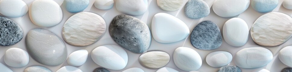 background of minimalist pebbles 