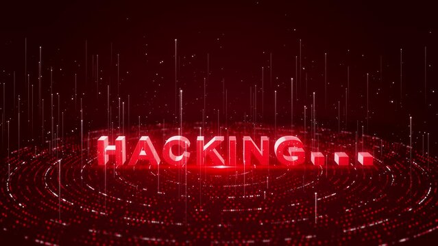 DATA HACKED security breach computer hacking attack warning message hacked alert background. Computer hacked Alert Message, System Virus, Hack screen attack, cybersecurity, hacking warning message