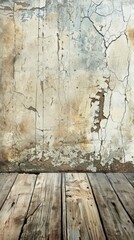 Distressed Wood and Weathered Wall Backdrop