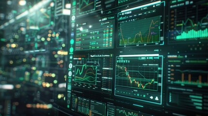 Financial Data Analysis Display