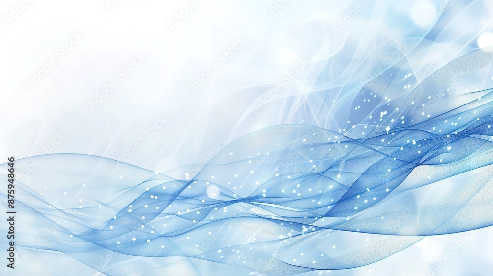 Poster minimalist blue and white geometric background with intersecting lines for text overlay