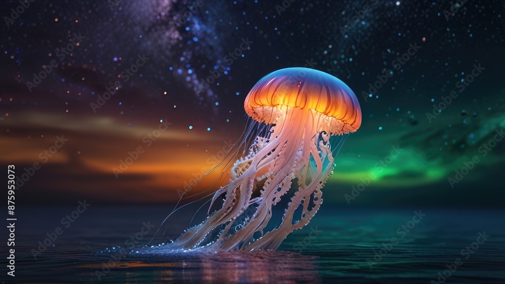 Canvas Prints jellyfish in the water