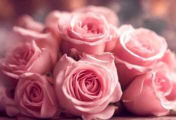 Fototapeta premium hd wallpaper pink image bouquet stock photographic 8k roses hi-res download background photograph picture