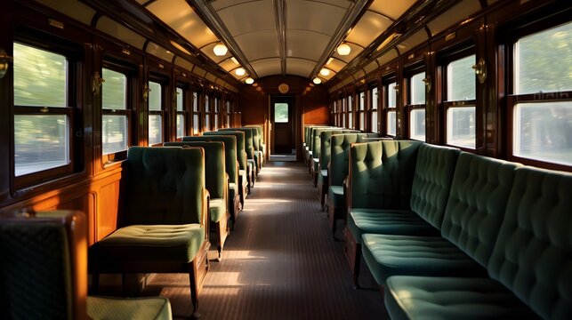 Vintage Train Interior