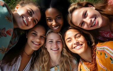 Group of Friends Smiling