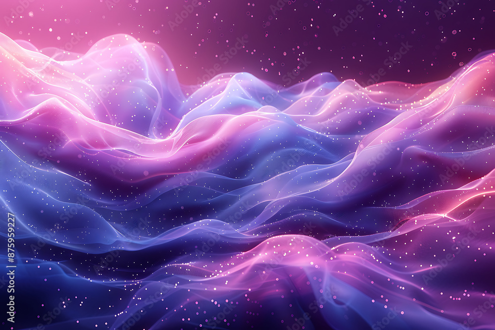 Poster abstract big data visualization background