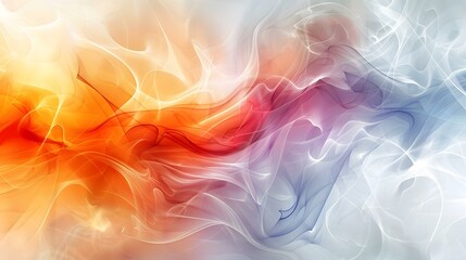 Obraz premium Abstract Swirling Colors Digital Art
