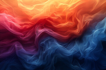 Obraz premium Stylized AI Background: Empty Canvas & Abstract Banner