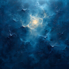 Obraz premium Vibrant Blue Abstract Canvas for Text Overlays