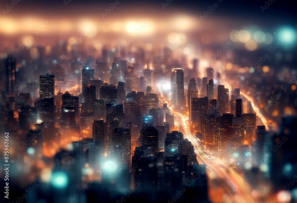 Aufkleber digital signature abstract background city night business cyberspace phone thing web advertising com