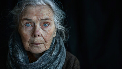 Portrait of a old woman