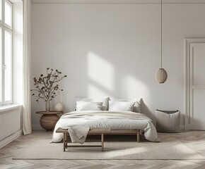 modern japandi bedroom