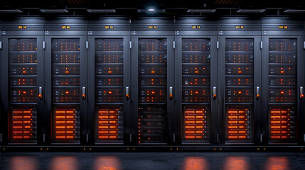 High-Tech Server Racks with Customizable Space