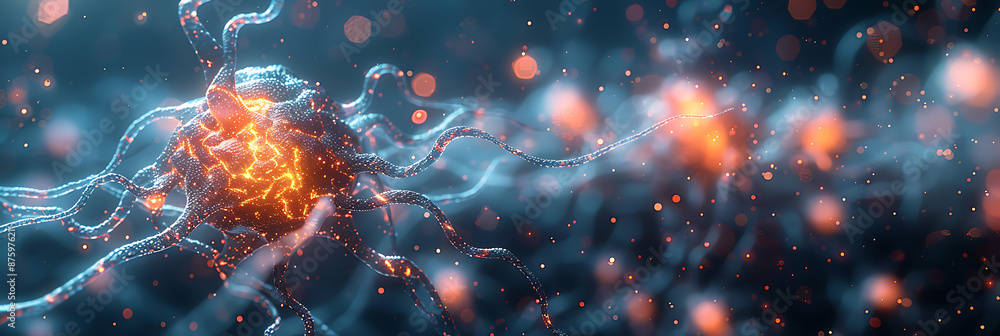 Poster artificial intelligence in action: conceptual canvas